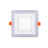 6W 9W 16W 24W led plafond encastré panneau lumière Painel lampe décoration de la maison rond carré Led panneau Downlight bleu + blanc