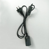 1.8M EU gradateur cordon d'alimentation câble E27 socles de lampe prise ronde avec interrupteur fil pour lustre E14 porte-ampoule lampe 220V 110V