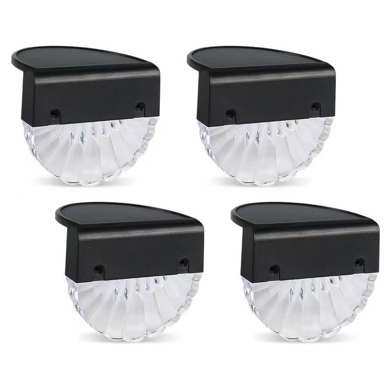 Lumières de jardin extérieures d'escalier de lampe solaire de LED blanc chaud décoration lumineuse de balcon d'énergie solaire imperméable pour la clôture d'escalier de Patio