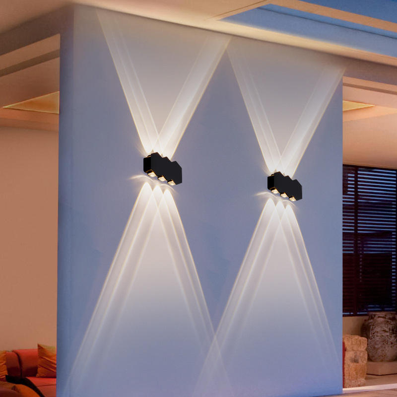 Moderne Simple Créatif Extérieur Étanche Applique LED Cour Lampes Porte Lampe Terrasse Jardin Applique Murale