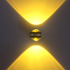 Intérieur mur LED lampe salon décoration applique murale maison luminaire Loft escalier lumière ronde en aluminium AC90-260V