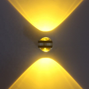 Intérieur mur LED lampe salon décoration applique murale maison luminaire Loft escalier lumière ronde en aluminium AC90-260V