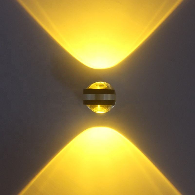 Intérieur mur LED lampe salon décoration applique murale maison luminaire Loft escalier lumière ronde en aluminium AC90-260V