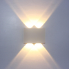 Nordique noir blanc coquille éclairage IP65 étanche en aluminium pour extérieur intérieur maison escaliers chevet chambre décor mur LED lampe