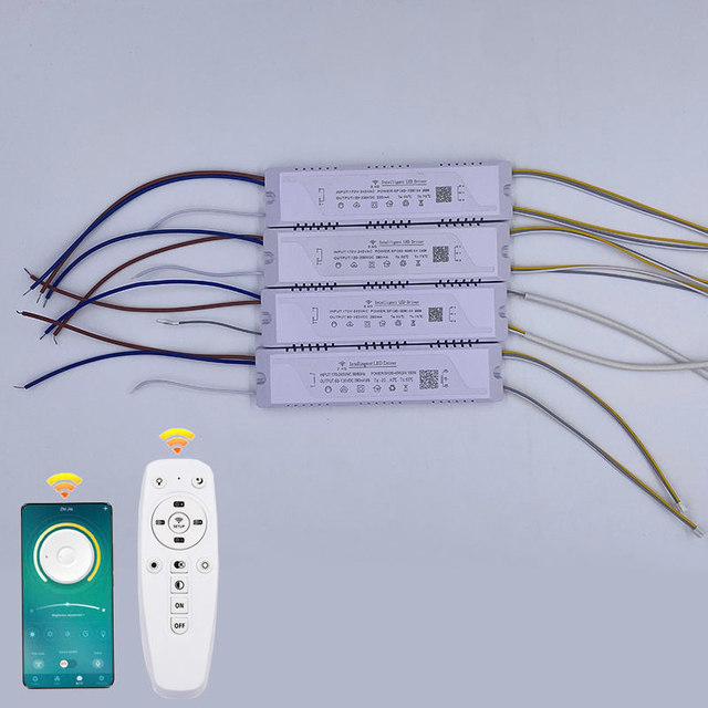 8way 480W 576W LED transformateurs d'éclairage 2.4G pilote alimentation pilote led dimmable pilote adaptateur led sûr de haute qualité
