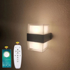 10 * 2W Luminaires Muraux 2.4G LED Applique Murale Trois Température De Couleur avec Télécommande Acrylique Étanche Applique Murale