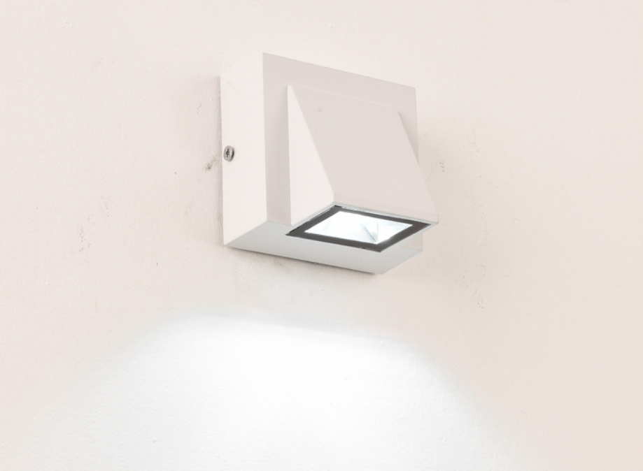 5W nordique Lampada AC85-265 étanche IP65 mur LED applique murale en aluminium paysage éclairage extérieur applique murale décorer