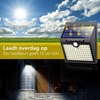 Lampe Solaire Extérieure avec Détecteur de Mouvement - 97 LED - Lumière Blanche - Éclairage Solaire de Jardin - IP65 Étanche - Pour Jardin / Applique