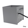 Applique Murale LED Réglable Grise IP65 Applique Murale Extérieure Cube Éclairage