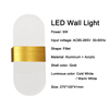 6W Moderne Simplicité 6W LED En Aluminium Éclairage Applique Murale Pour Intérieur Bar Hôtel Couloir Décor À La Maison LED Mur Lampe