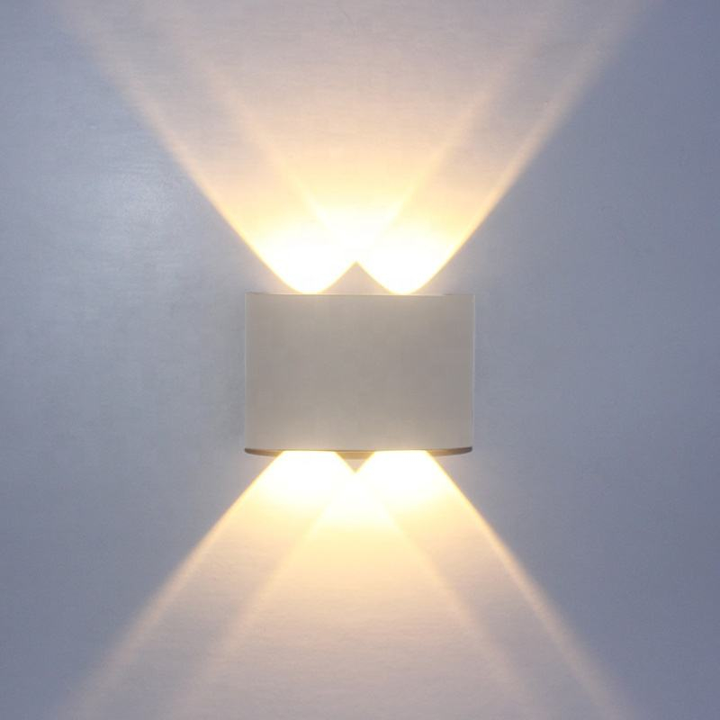 Vente directe d'usine applique murale extérieure Led jardin LED veilleuse Wandleuchte porche photo lumière OEM montage mural luminosité