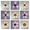 Personnalité nordique applique murale Simple Led salon fond applique hôtel Hall couloir éclairage haut et bas luminaires chaud