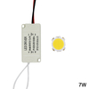 1 set 3W 5W 7W 10W 12W 15W 20W 25W 30W COB panneau de puce led pour lampe de projecteur led + pilote d'alimentation LED coque en plastique