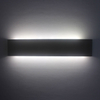 Nouveau moderne LED lampe en aluminium lampe de chevet applique chambre salle de bain miroir lumière longue onde noir et blanc Shell