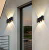Applique murale extérieure à LED haut et bas en aluminium décorer applique murale chambre à coucher LED porche lumière