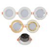 3W 5W 7W 9W 12W 15W Forme Ronde Lampe Encastré LED Downlight Plafond lumière spot Avec Pilote Pour L'intérieur Utilisant La Lampe