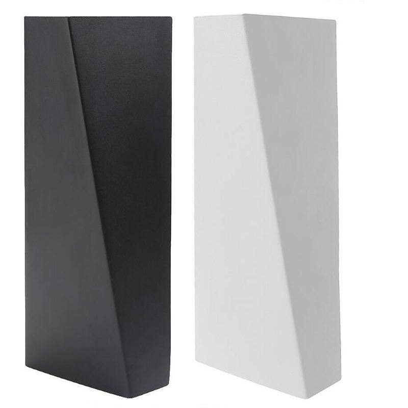 Caractéristiques d'éclairage haut et bas Applique murale à LED Applique géométrique à double tête pour chambre à coucher Éclairage à la maison Luminaire Escalier LED Wandlamp