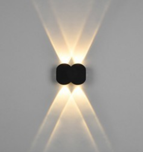 Nouvelle usine en gros IP65 en aluminium étanche extérieur haut et bas led applique murale pour la maison avec prix d'usine