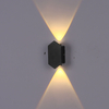Applique murale nordique Led en aluminium extérieur intérieur Ip66 vers le bas blanc noir moderne pour la maison escaliers chambre chevet salle de bain lumière