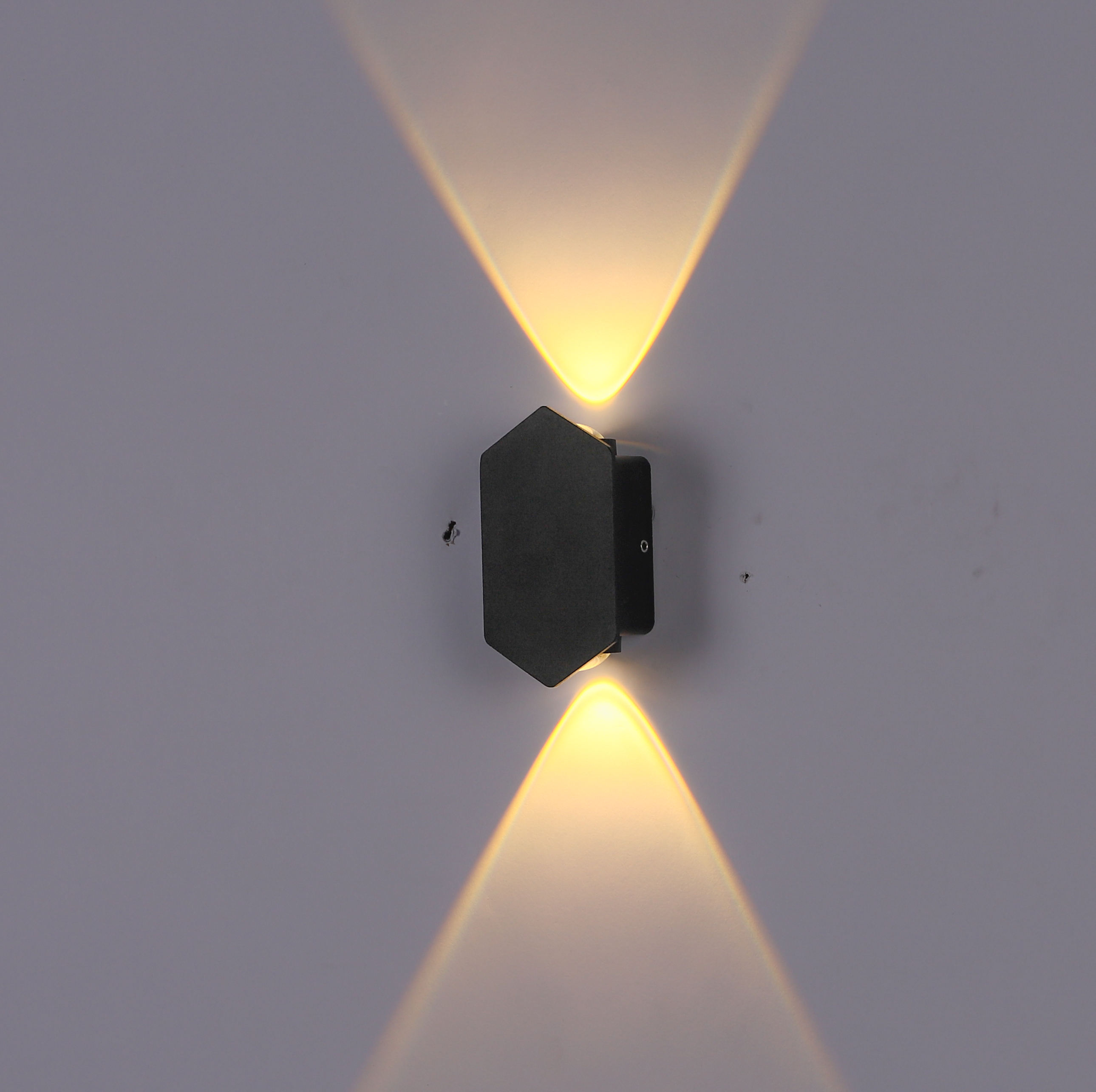 Applique murale nordique Led en aluminium extérieur intérieur Ip66 vers le bas blanc noir moderne pour la maison escaliers chambre chevet salle de bain lumière