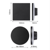Moderne Led Mur Lampe Intérieur Escalier Luminaire Chevet Loft Salon Up Down Maison Couloir Lampada Appliques Murales