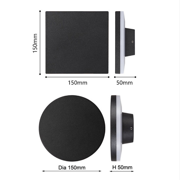Moderne Led Mur Lampe Intérieur Escalier Luminaire Chevet Loft Salon Up Down Maison Couloir Lampada Appliques Murales