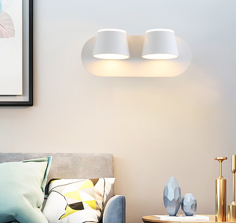 Applique murale moderne vers le haut et vers le bas pour la chambre à coucher, le salon, la salle à manger, la lumière LED murale avec des prix d'usine