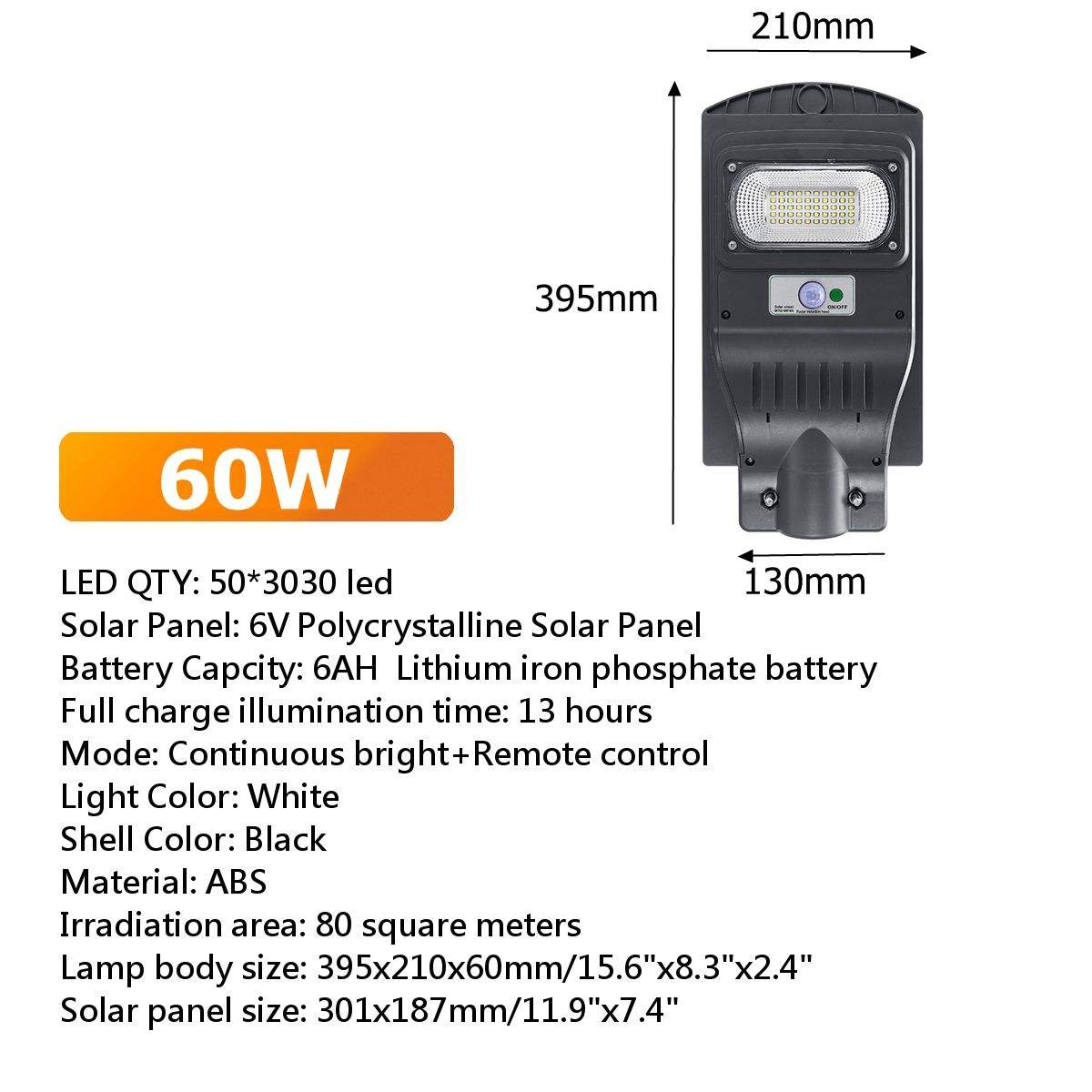 50-300W lampadaire solaire lampe solaire intérieure lampes à énergie solaire lampe à énergie solaire lamparas solaire intégré tout en un lampadaire solaire