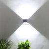 6W 12W Étanche Réglable LED Appliques Murales Surface Luminaires Extérieurs Muraux Jardin Applique Murale