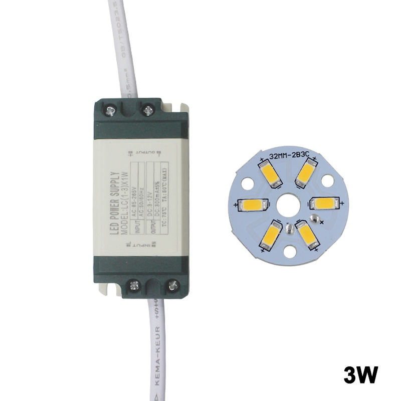 Puce à diode électroluminescente SMD5730 + coque en plastique alimentation du pilote LED pour plafonnier LED