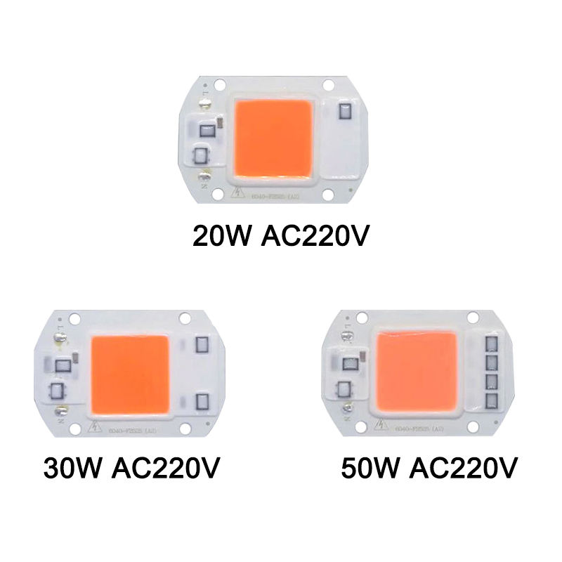 Puce de croissance LED intérieure haute puissance 20W 30W 50W pour l'éclairage de croissance des plantes