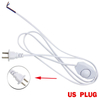 Gradateur de lumière cordon fil prise de commutation de lumière bouton de gradation de puissance interrupteur 1.8 m câble de ligne lampe à LED EU modèle de prise américaine