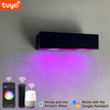 Applique murale intelligente contrôlée par application applique murale led intérieur mur led lumières mur intérieur led lumières app interrupteur d'éclairage contrôlé