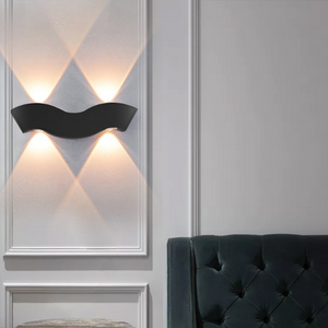 Applique murale moderne à LED étanche IP65 vers le bas 4W éclairage extérieur maison hôtel boutique couloir porche applique murale AC 220V 110V