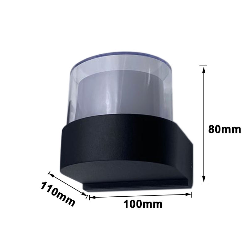 Lampe à led décorative applique murale étanche ronde en acrylique et veilleuse extérieure lumières et éclairage maison appliques murales modernes