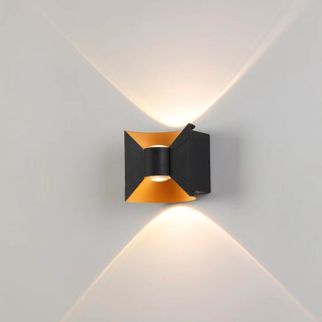 IP65 LED Applique Murale En Aluminium RVB Extérieur Étanche Clôture De Jardin Intérieur Mode Applique Murale Pour Chambre Chevet Salon Escaliers