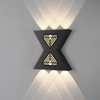 Chaud Double Tête Lampes Extérieur Étanche Applique Pour Chambre Couloir Cuisine Luminaire LED Wandlamp Up And Down Appliques Extérieures