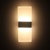 Nouvelle applique murale acrylique touches de piano applique murale pour salon salle de bain chambre luminaire 85-265V veilleuse