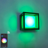 Smart IP65 lumière extérieure étanche APP contrôlée en plastique jardin étanche lampe moderne LED applique murale murale