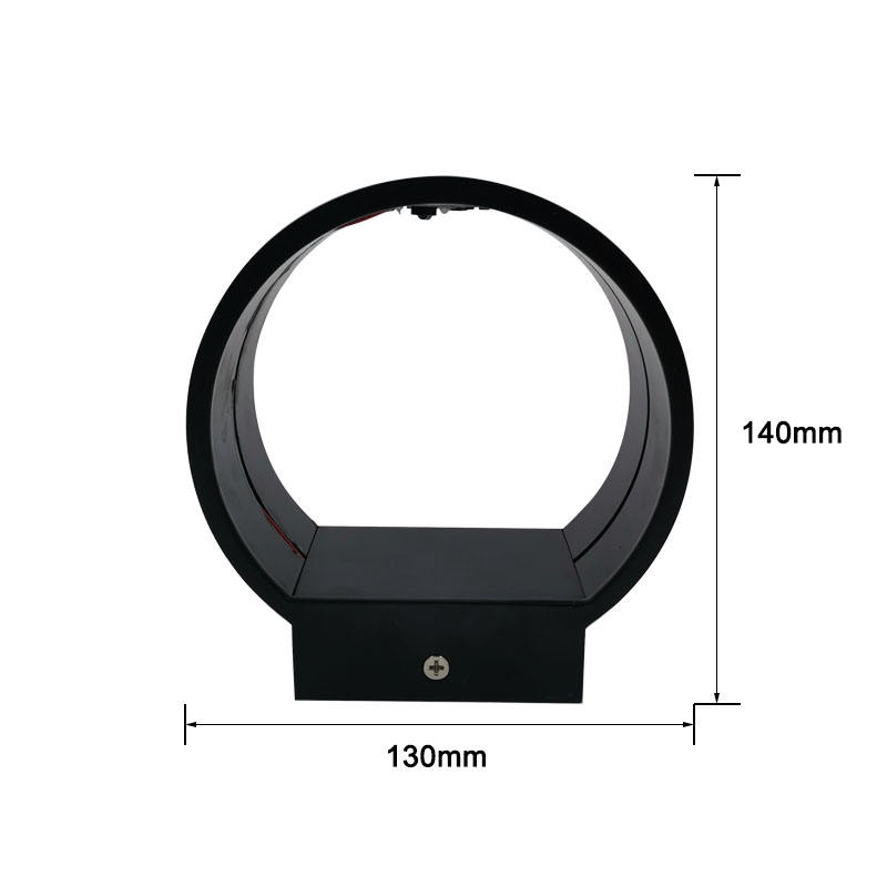 5W AC85-265V Indoor Circle Wall Light RGB avec contrôleur pour la décoration intérieure Brighten Lights