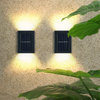 Applique murale solaire décoration extérieure jardin cour maison applique murale étanche haut et bas lumineux extérieur