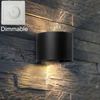 Hagood nouvelle applique murale étanche demi-cercle 6W applique murale LED éclairage extérieur étanche IP65 Angle d'éclairage réglable