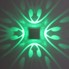 2023 Lampe à LED RVB de haute qualité Lampe murale papillon à quatre côtés et veilleuse intérieure avec prix d'usine