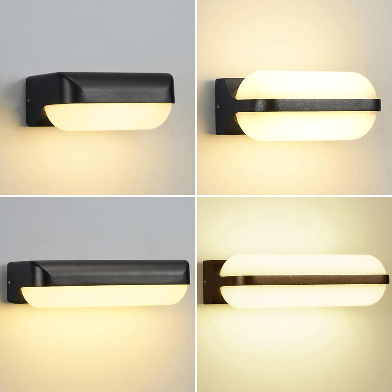 Acryl Moderne Minimalistische LED-Wandlamp Waterdicht IP65 Indoor Outdoor Voor AC85-265V Tuinstraatverlichting Balcon Sconces