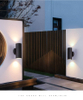 6W 12W COB Up Down Étanche IP65 Porche Lampe Double-Tête Cylindre Extérieur Intérieur Balcon Luminaire Led Applique Murale Applique Murale