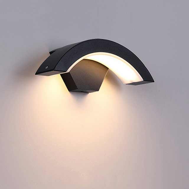 IP65 mur LED lampe extérieure étanche éclairage de jardin en aluminium intérieur chambre salon escaliers applique murale vente chaude