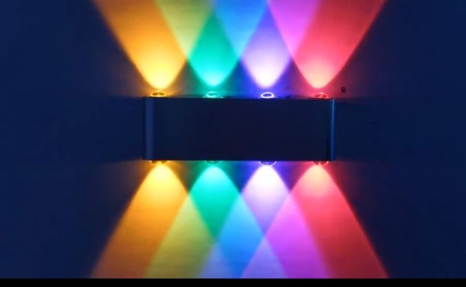 Lumière d'escalier encastrée en aluminium Led applique murale d'escalier 3w intérieur noir lumineux blanc corps lampe puissance article puce d'éclairage