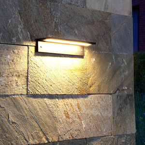 Outdoor Wandlamp Waterdichte LED Lange Moderne IP65 Licht Tuin Binnenplaats Balkon Blaker Armatuur 110V 220V applique murale extérieure