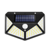 100 LED appliques murales solaires lampe solaire extérieure PIR capteur de mouvement solaire lumière du soleil réverbère pour lumière de jardin