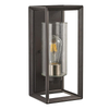 Vente chaude luminaires muraux extérieurs noir et or finition applique murale en verre semé support mural pour porche jardin lumière